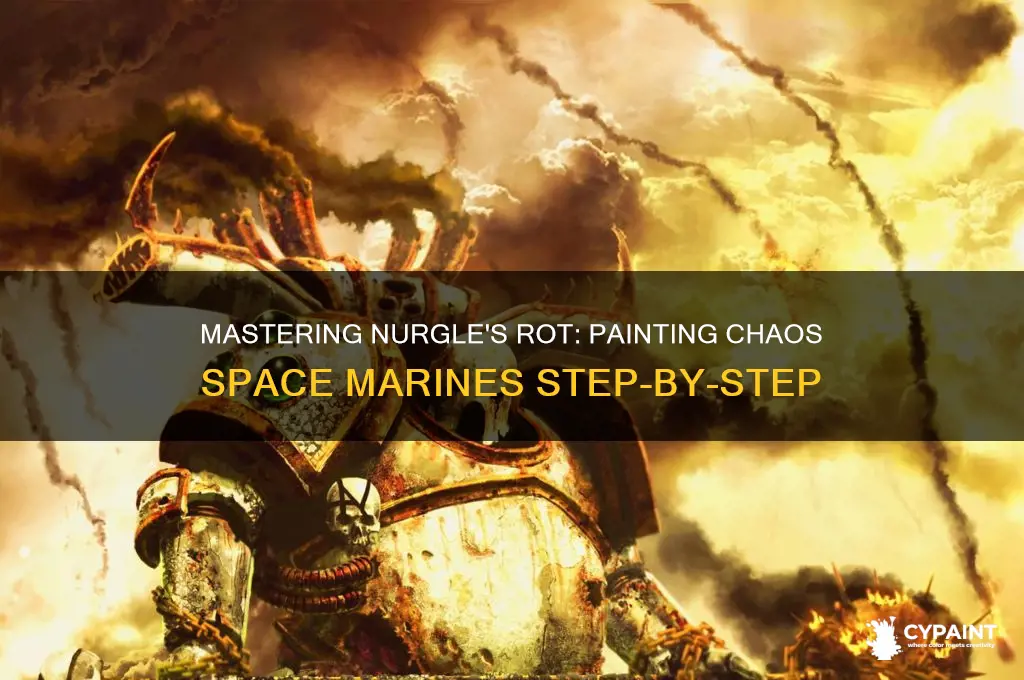 how to paint nurgle chaos space marines