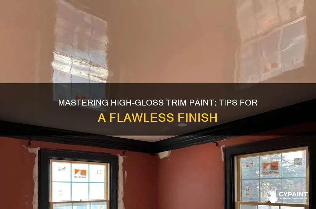 how to paint o b er high glss trim paint