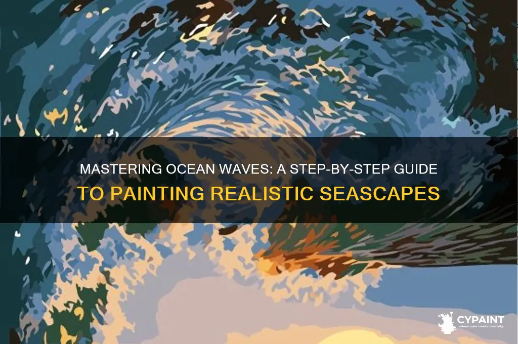 how to paint ocean waves step by step