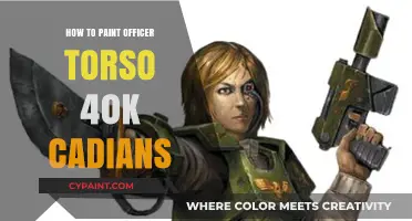 Mastering Cadian Officer Torso Painting: A 40k Miniature Guide
