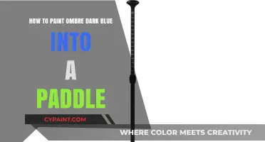 Create a Stunning Dark Blue Ombre Paddle