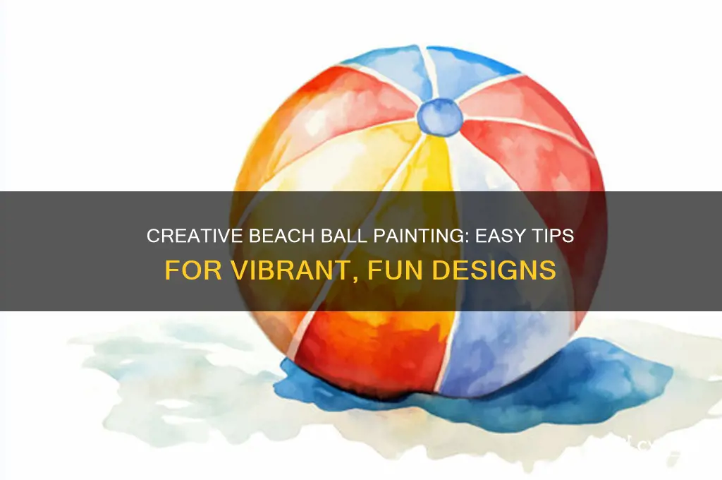 Creative Beach Ball Painting Easy Tips For Vibrant, Fun Designs