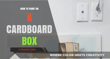 Creative Cardboard Canvas: Easy Steps to Paint on a Box