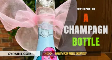 Elegant DIY: Painting Champagne Bottles for Special Occasions