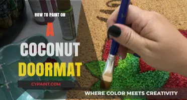 Creative Coconut Doormat Painting: Easy DIY Steps for Unique Designs