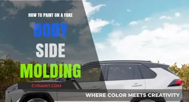 Mastering the Art of Painting Fake Body Side Molding