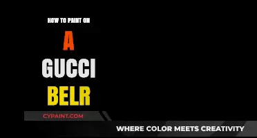DIY Gucci Belt Art: Tips for Painting on Luxury Leather