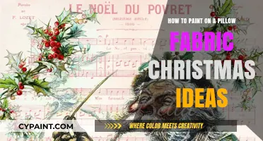 Creative Christmas Pillow Ideas with Fabric Paint