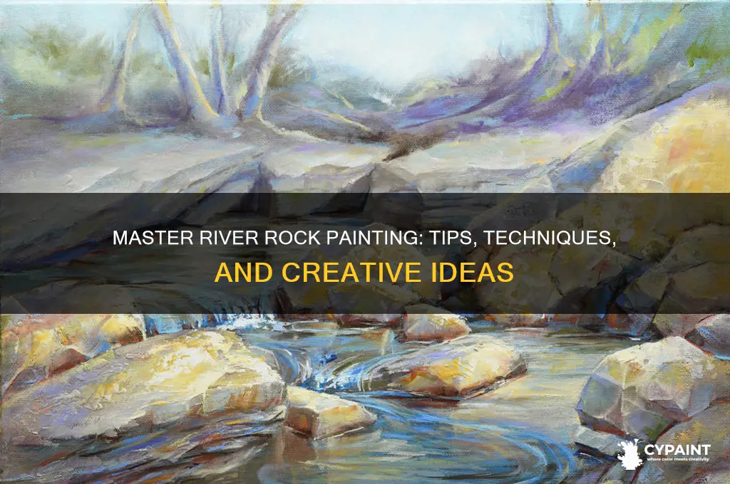 how to paint on a river rock