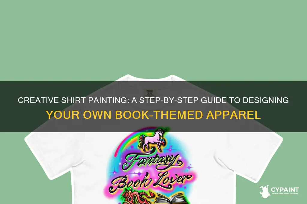 how to paint on a shirt book