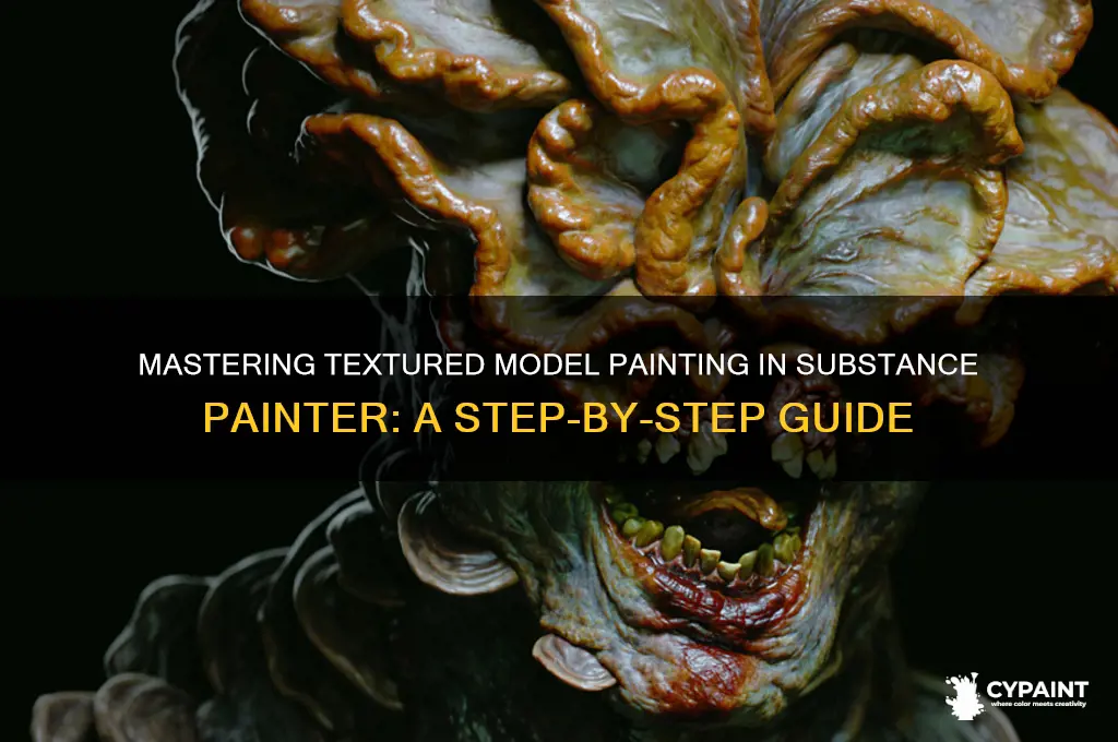 how to paint on a textured model in substance painter
