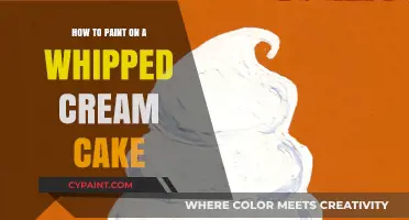 Creative Cake Decorating: Painting on Whipped Cream for Stunning Desserts
