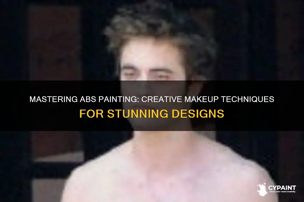 how to paint on abs with makeup