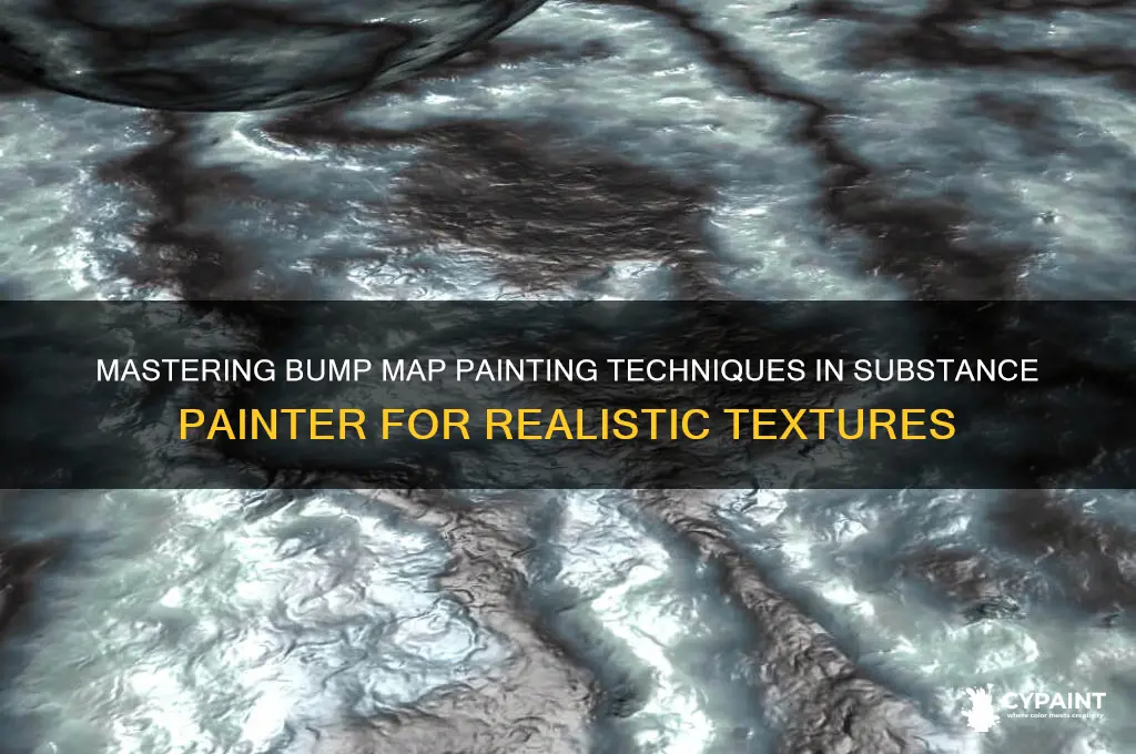 how to paint on bump map substance painter