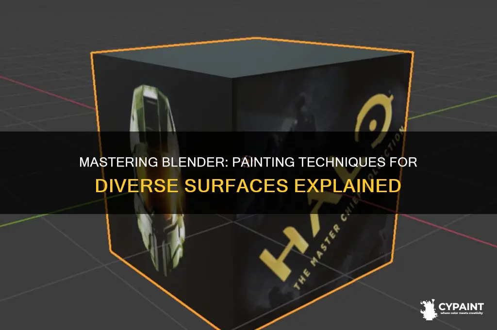 how to paint on certian sufaces blender