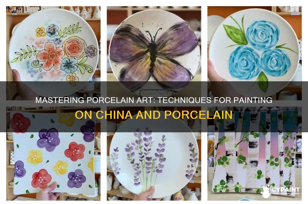 how to paint on china and porcelain