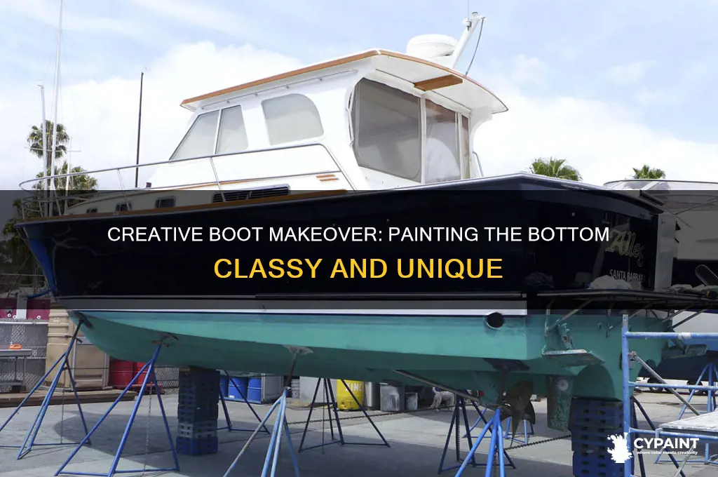 how to paint on class of on bottom of boots