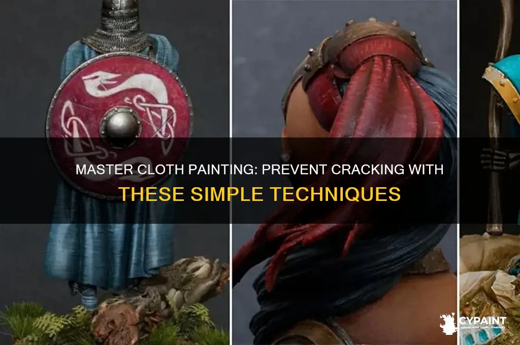 how to paint on cloth without it cracking