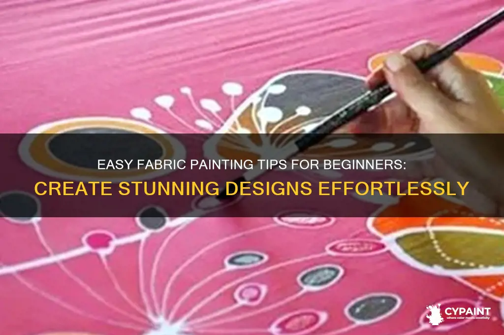 how to paint on fabric for beginners