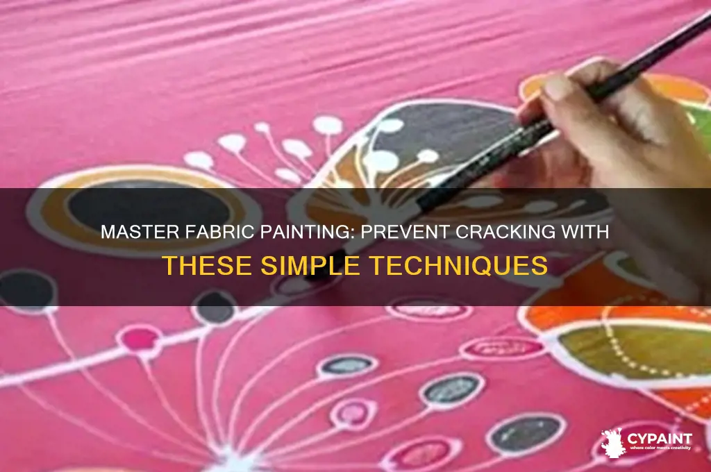 how to paint on fabric without cracking