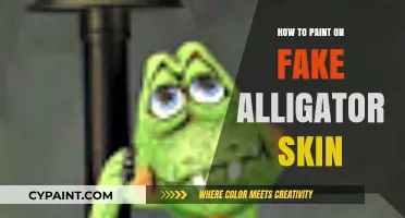 Mastering the Art of Painting on Faux Alligator Skin