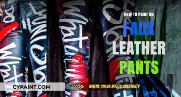 Master Faux Leather Painting: Transform Your Pants with Creative Techniques