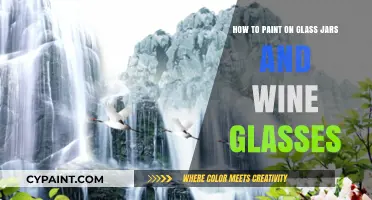 Glass Painting 101: Jars and Wine Glasses