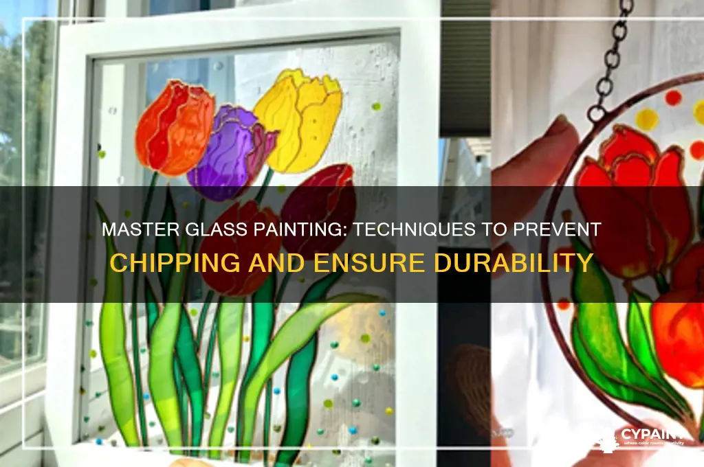 how to paint on glass no chipping