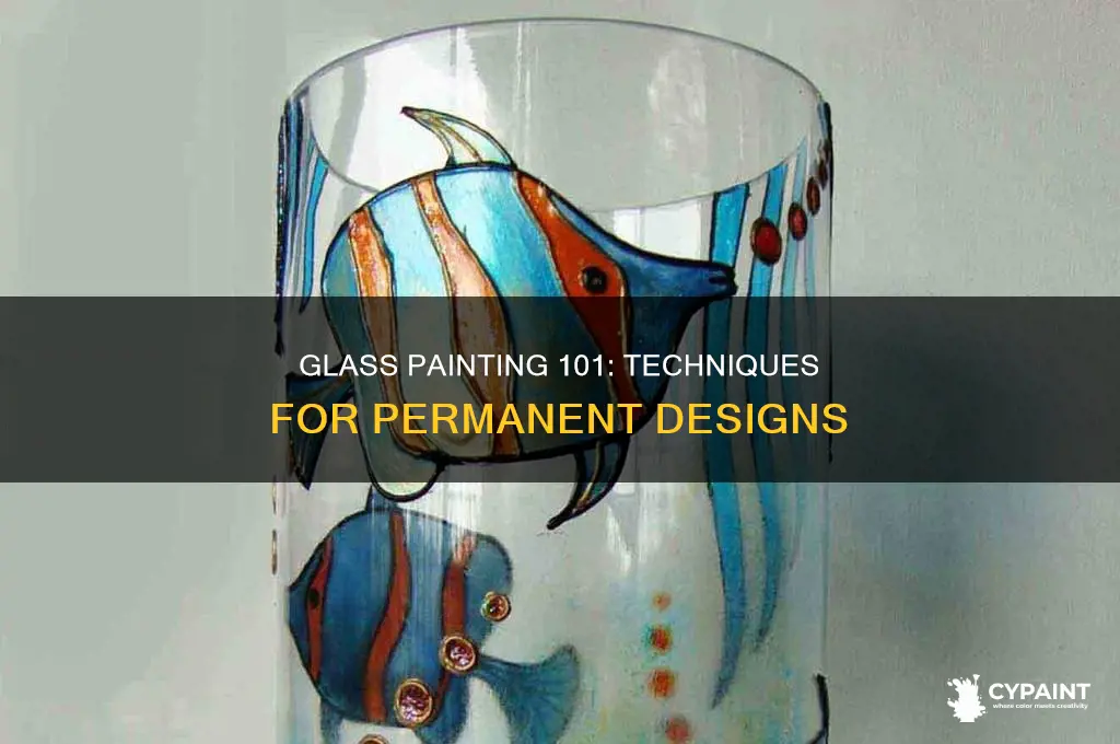 how to paint on glass without it coming off