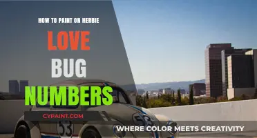 Master Painting Herbie Love Bug Numbers: A Step-by-Step Guide