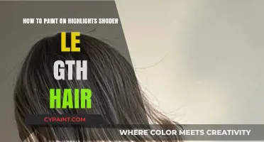 Mastering Shoulder-Length Hair Highlights: A Painting Guide