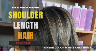 Mastering Highlight Painting Techniques for Shoulder-Length Hair Styles