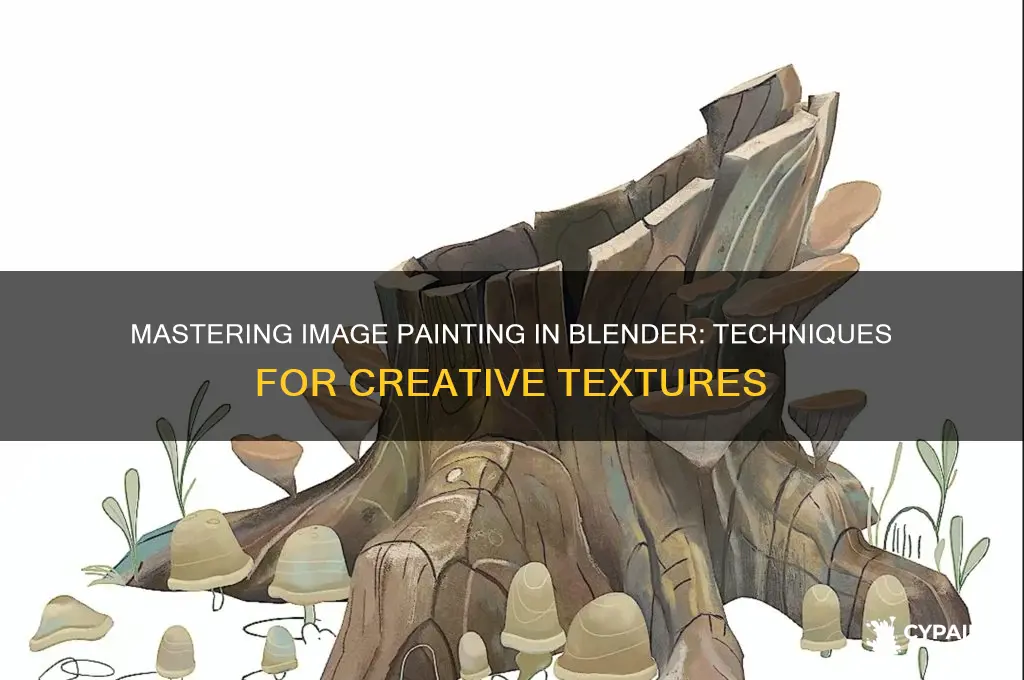 how to paint on image in blender