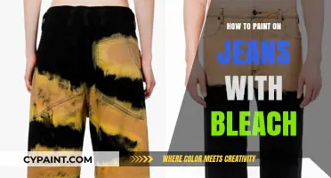 Creative Bleach Painting: Transform Your Jeans with Unique Designs
