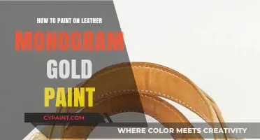 Mastering Leather Monogram Art: Gold Paint Techniques for Stunning Results