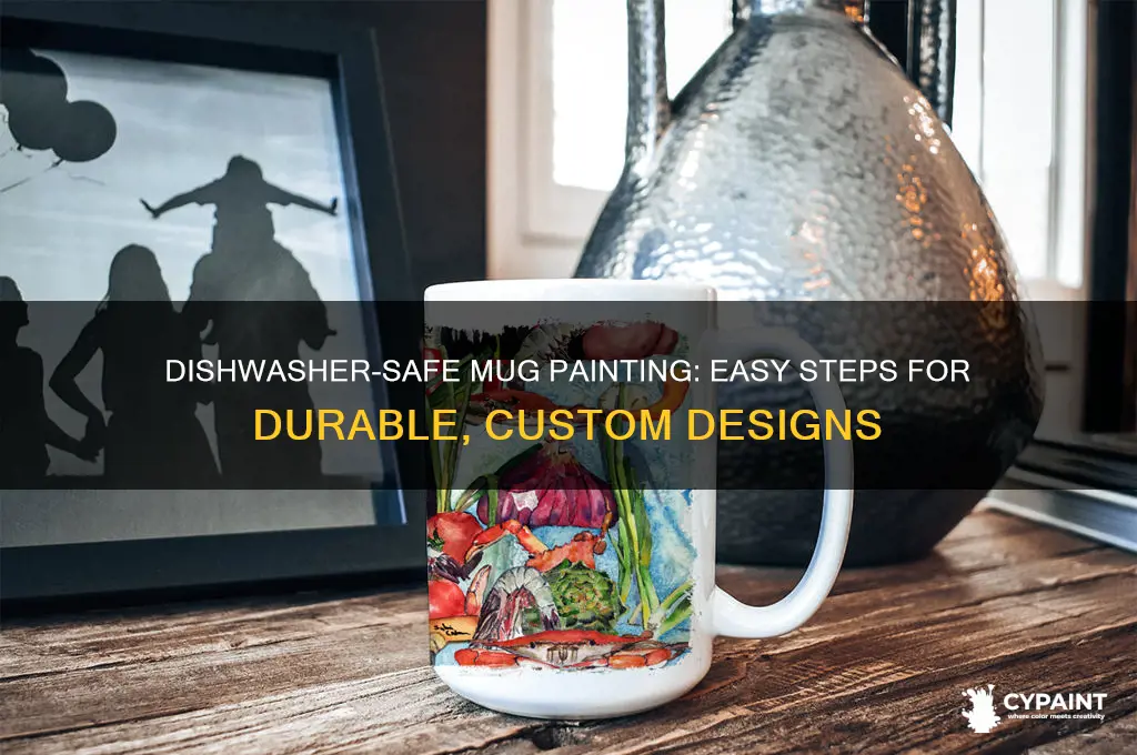 how to paint on mugs dishwasher safe