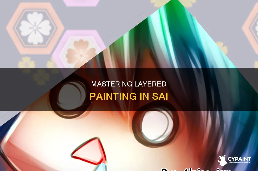 how to paint on multiple layers paint tool sai