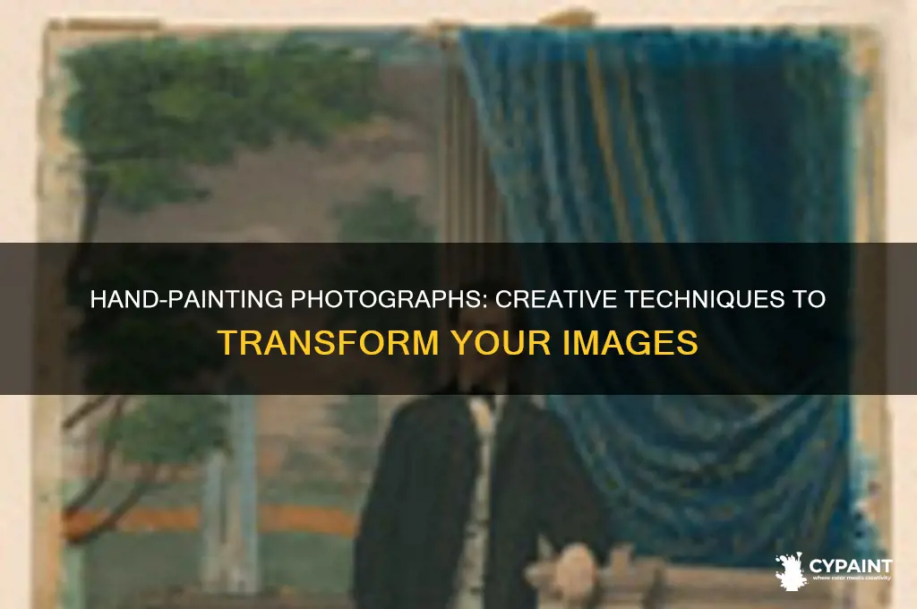 how to paint on photographs by hand