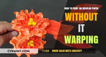 Preventing Paper Warping: Painting Techniques for Regular Paper