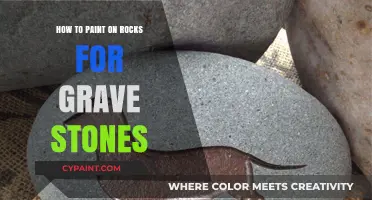 Creative Memorial Art: Painting Rocks for Personalized Grave Stones