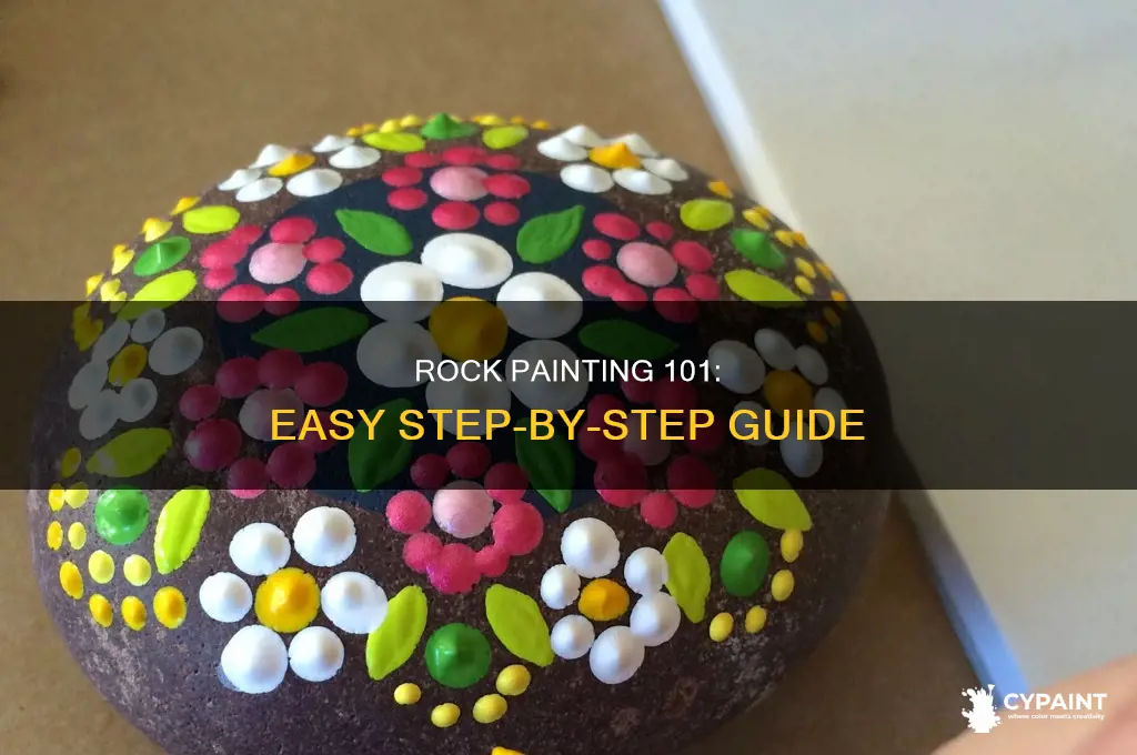 how to paint on rocks step by step easy