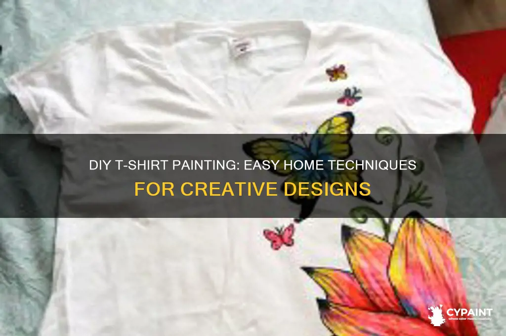how to paint on t shirts at home