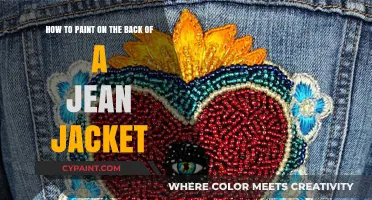 Creative DIY: Painting Unique Designs on Your Jean Jacket's Back