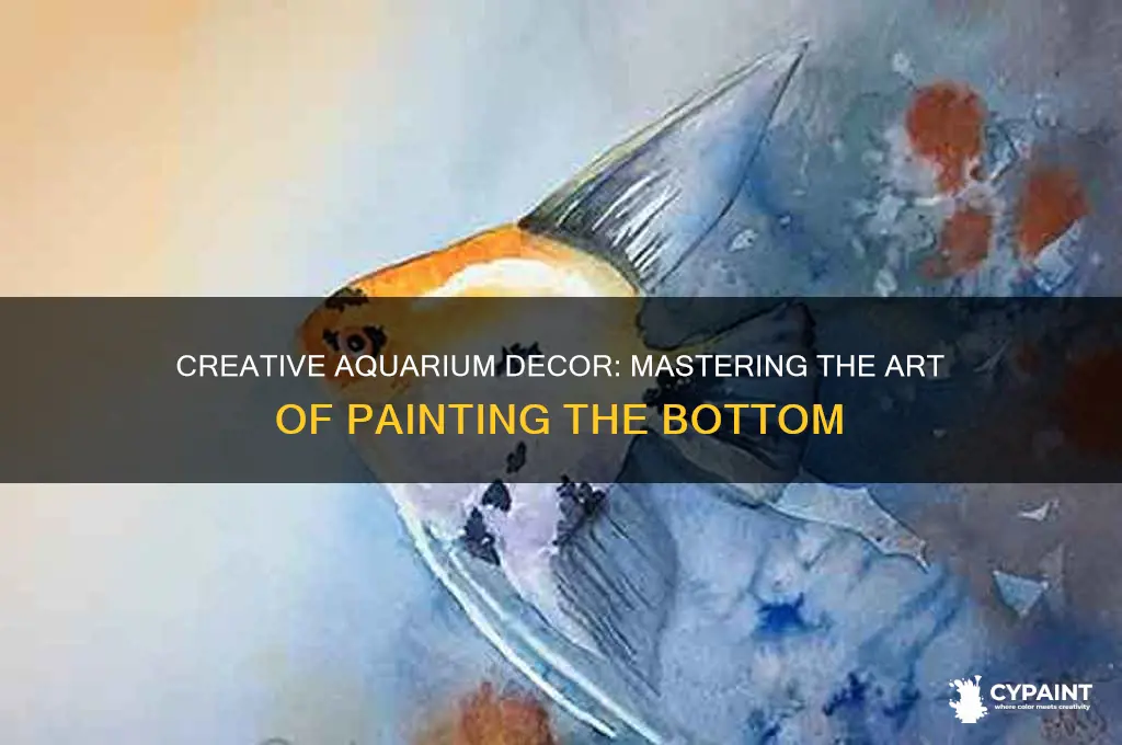 how to paint on the bottom of aquarium