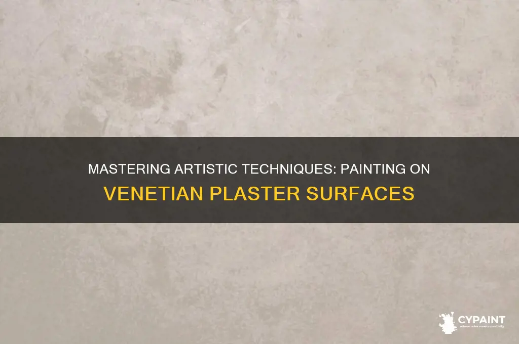 how to paint on top of venetian plaster
