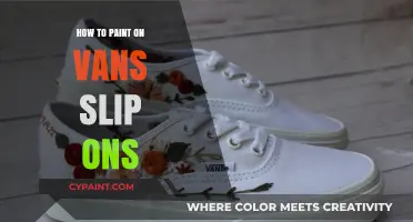 Creative Steps: Customizing Vans Slip-Ons with Unique Paint Designs