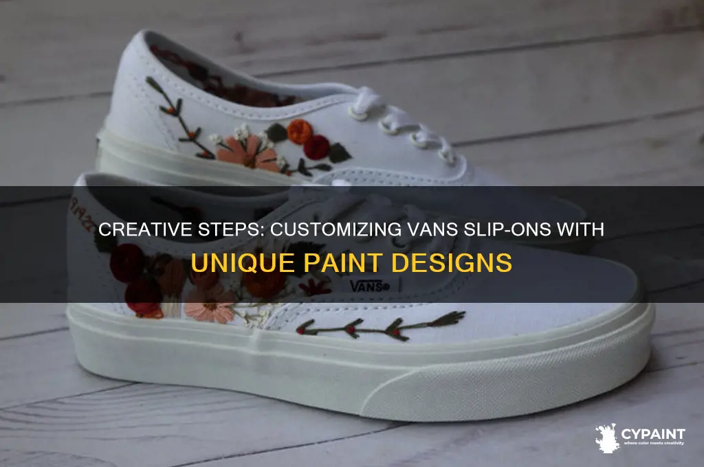 how to paint on vans slip ons
