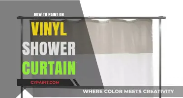 Creative DIY: Painting Vinyl Shower Curtains for a Unique Bathroom Look