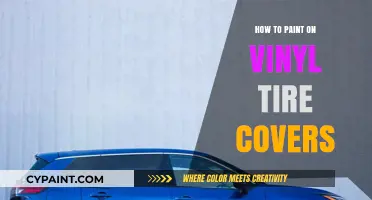 Creative DIY: Painting Vinyl Tire Covers for a Unique Look