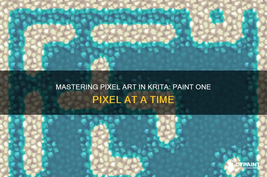 how to paint one pixle at a time in krita